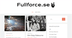 Desktop Screenshot of fullforce.se